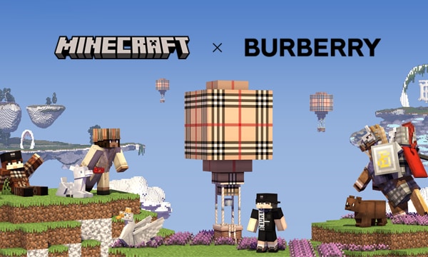 Minecraft Apollo Burberry key art