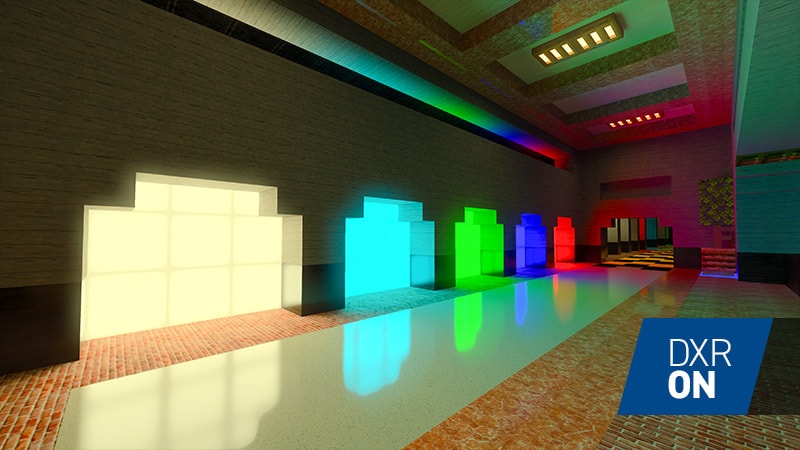 Corridor with ray tracing