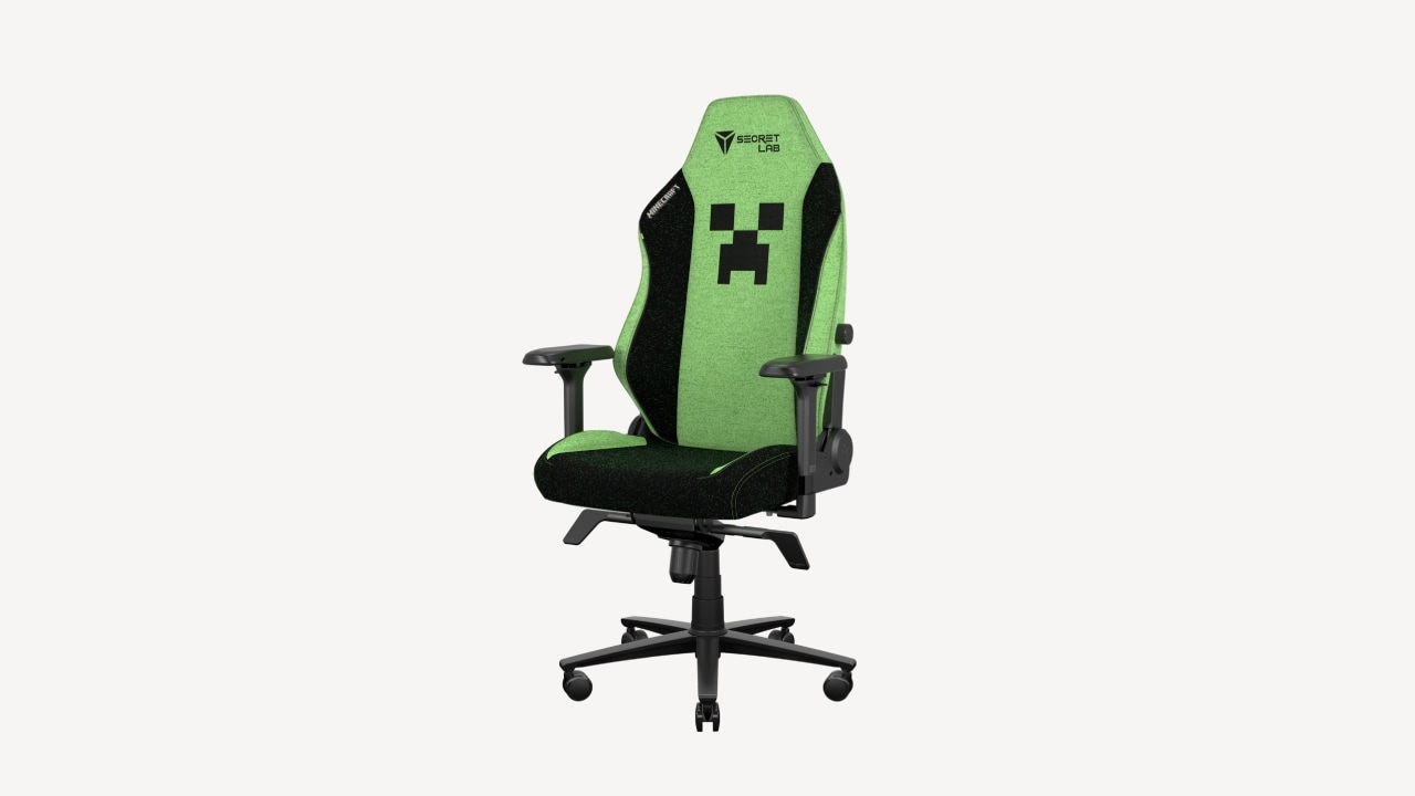 The Secretlab TITAN Evo 2022 Minecraft Edition chair 