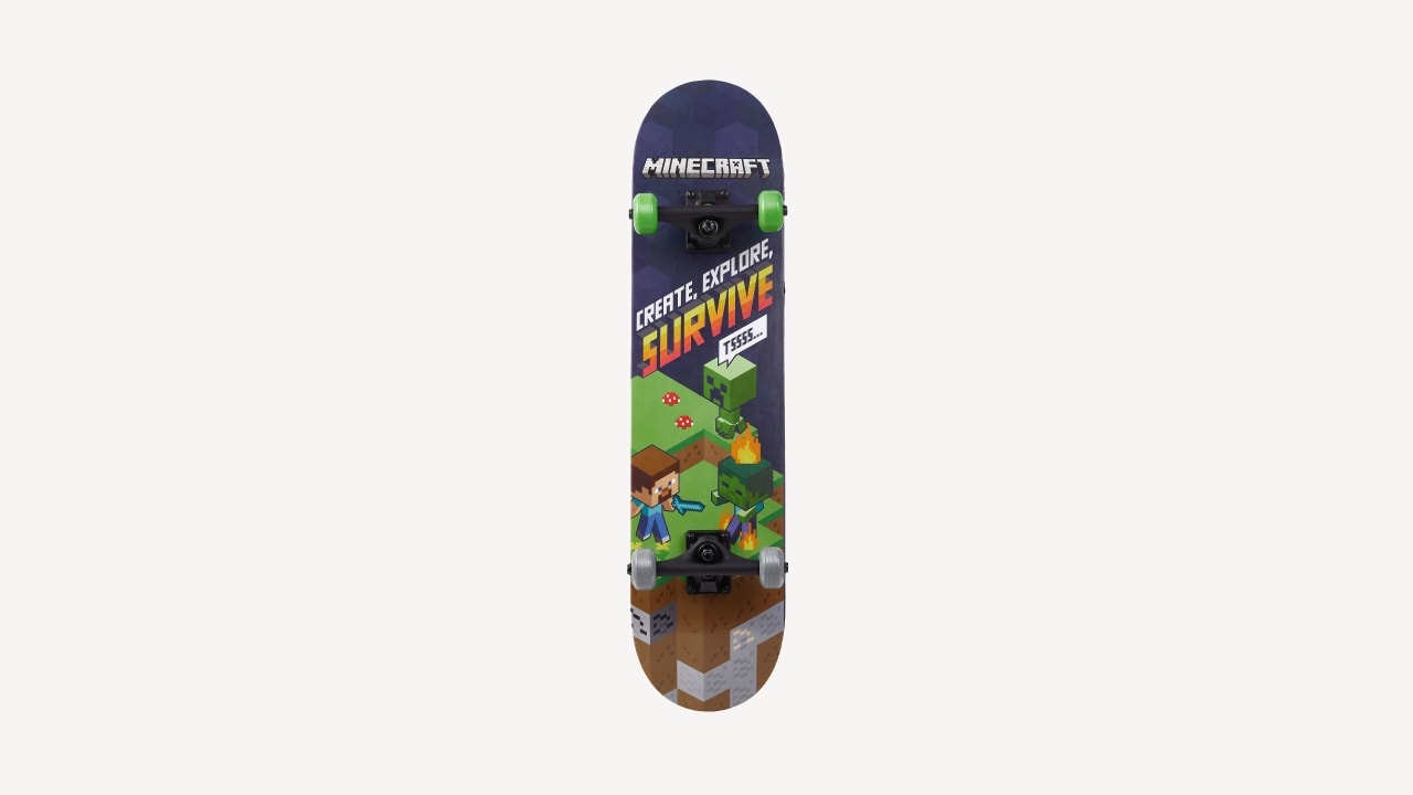 The Sakar Minecraft skateboard