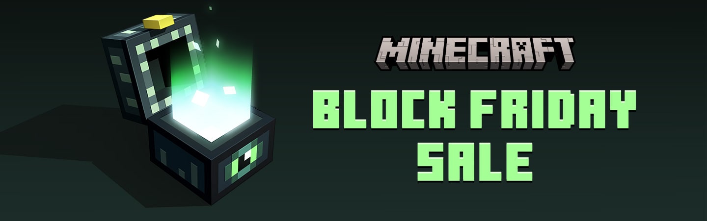 Minecraft Block Friday Sale key art