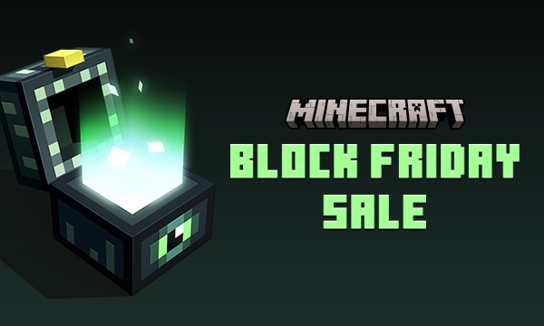 Minecraft Block Friday sale Key art