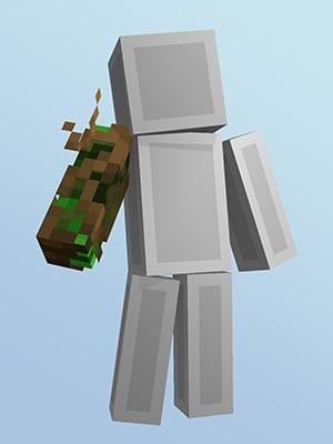 Minecraft Overgrown Arms Character